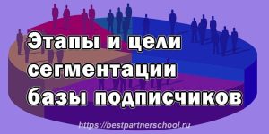 Этапы и цели сегментации базы подписчиков